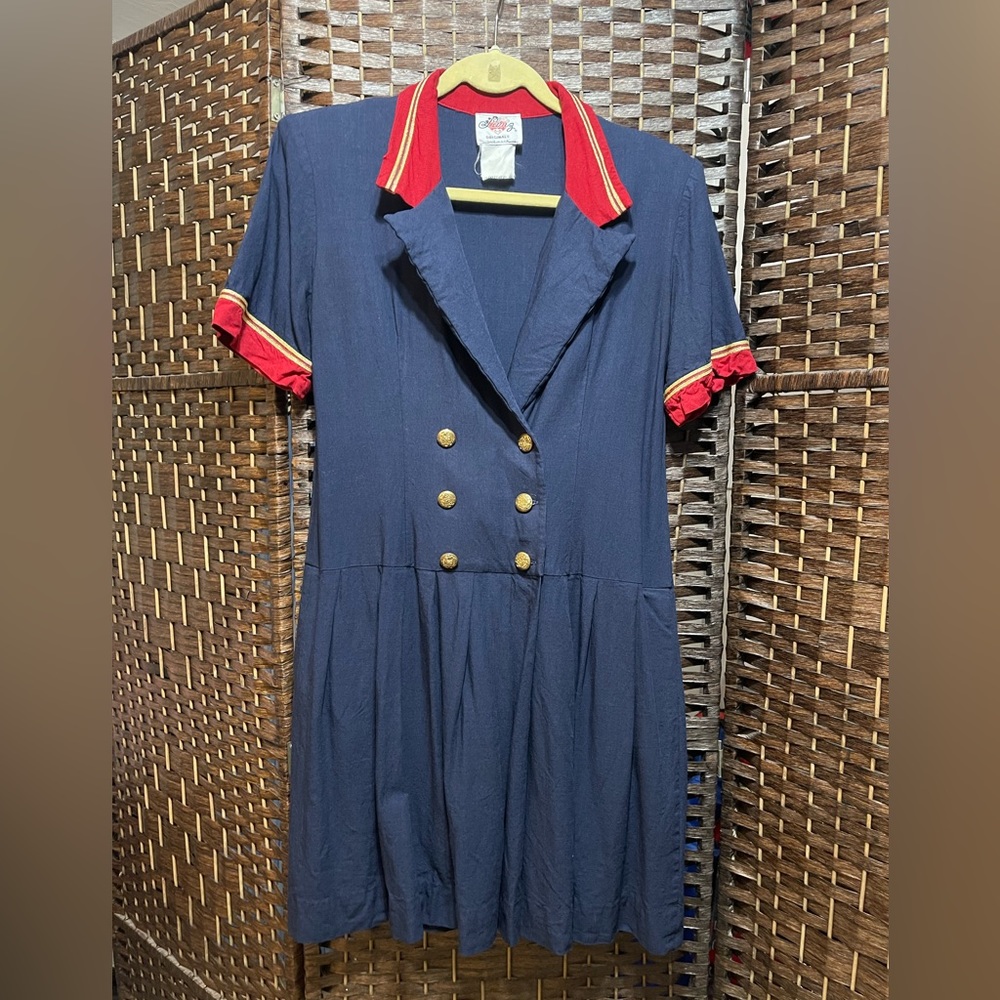 Vintage Nautical Dress